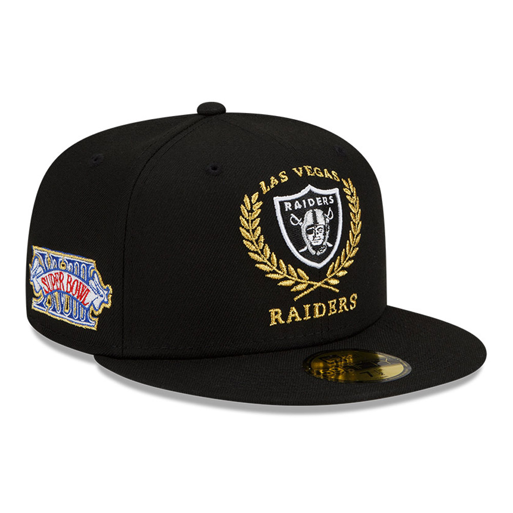 Las Vegas Raiders NFL Gold Classic Black 59FIFTY Cap