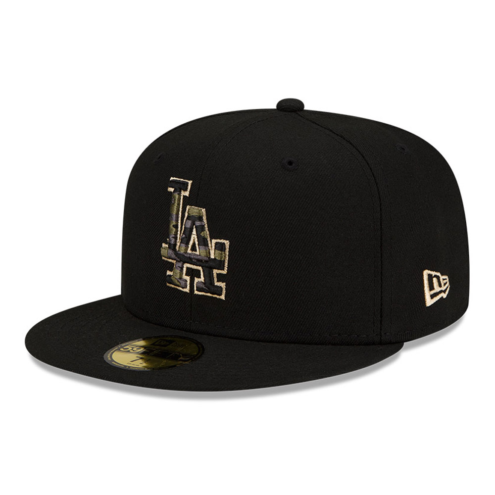 LA Dodgers MLB Camo UV Black 59FIFTY Cap