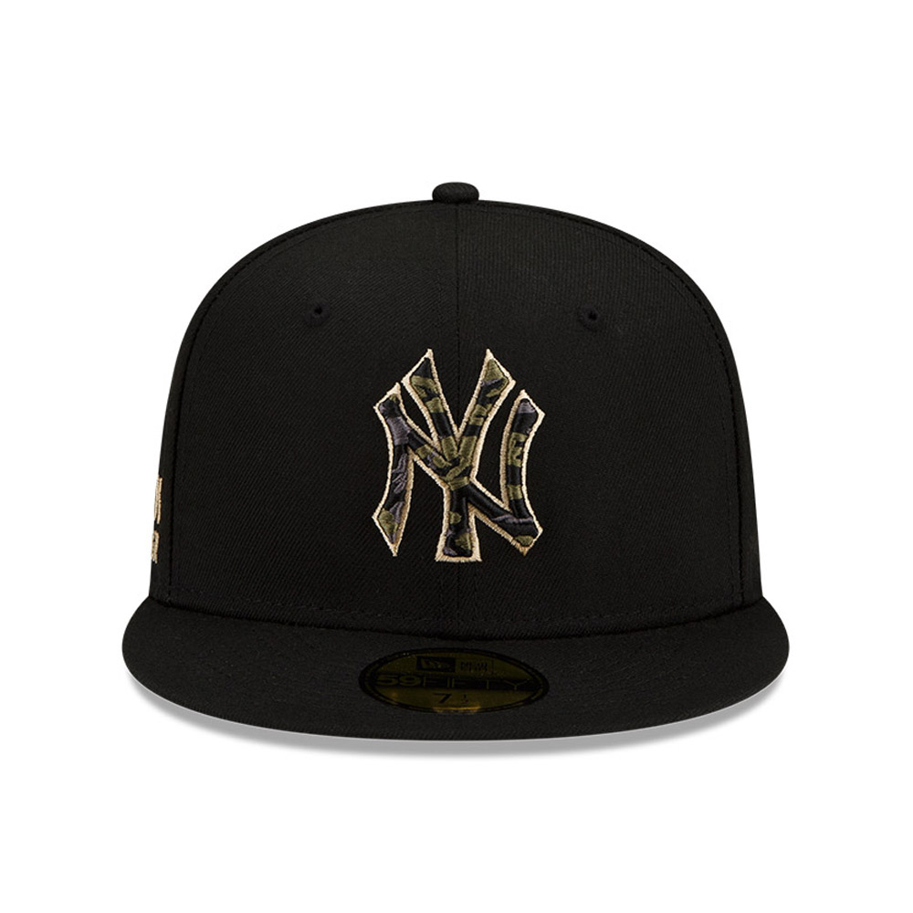 New York Yankees MLB Camo UV Black 59FIFTY Cap