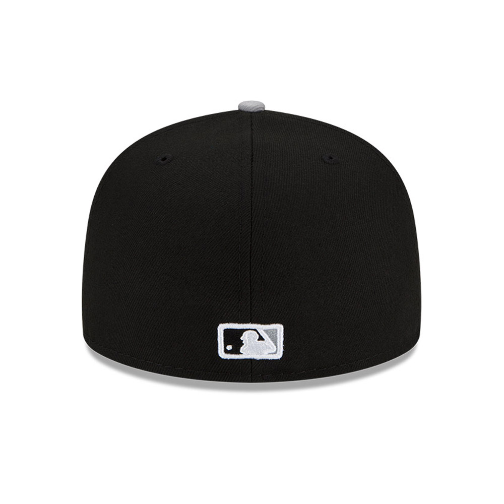 Chicago White Sox MLB Double Logo Black 59FIFTY Fitted Cap