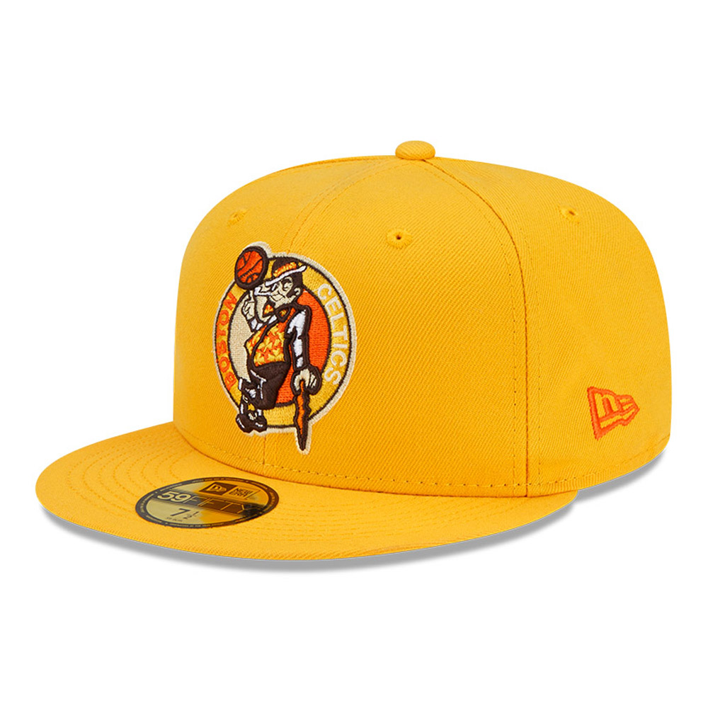 Boston Celtics NBA Gold 59FIFTY Fitted Cap