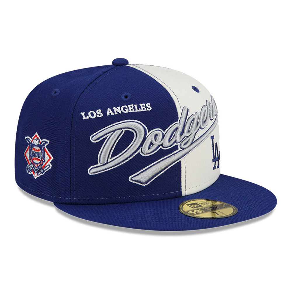 LA Dodgers MLB Split Front Blue 59FIFTY Cap
