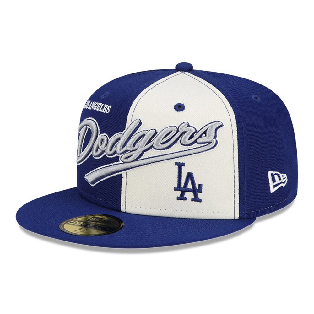 LA Dodgers MLB Split Front Blue 59FIFTY Cap
