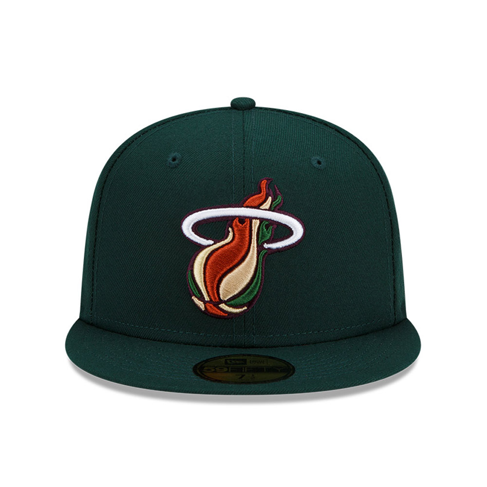 Miami Heat NBA Dark Green 59FIFTY Cap