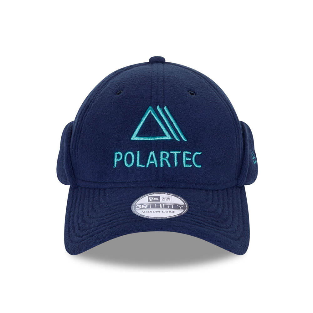 New Era x Polartec Blue Fleece 39THIRTY Dog Ear Cap