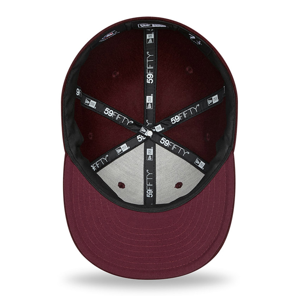 New York Yankees Melton Maroon 59FIFTY Fitted Cap
