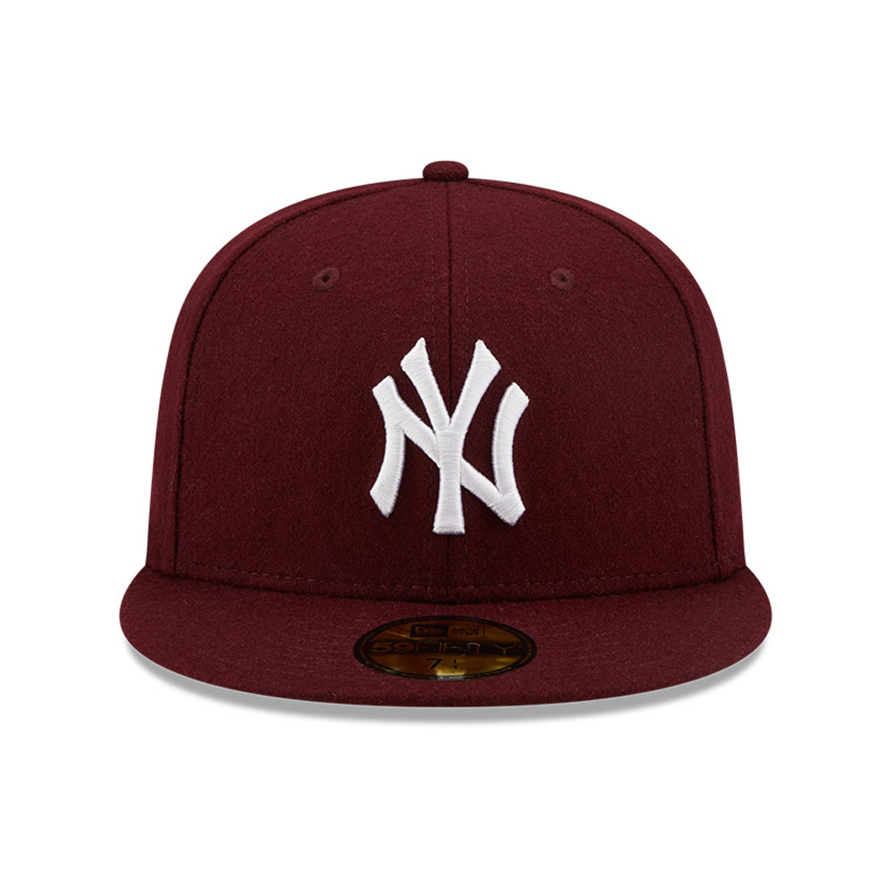 New York Yankees Melton Maroon 59FIFTY Fitted Cap