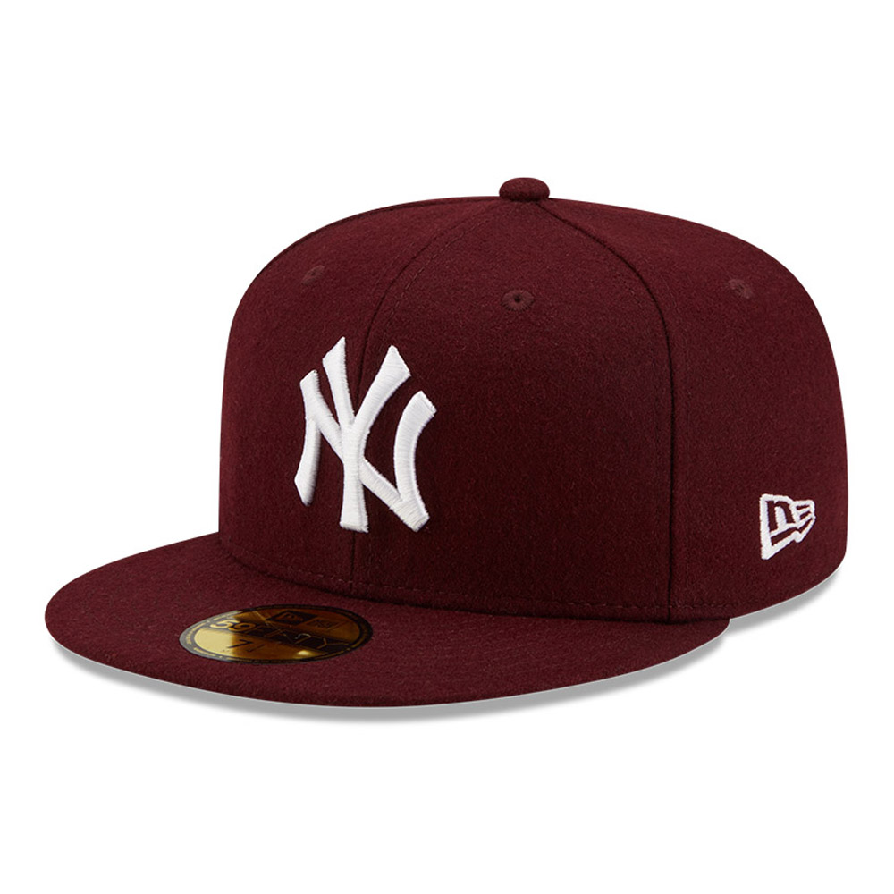 New York Yankees Melton Maroon 59FIFTY Cap