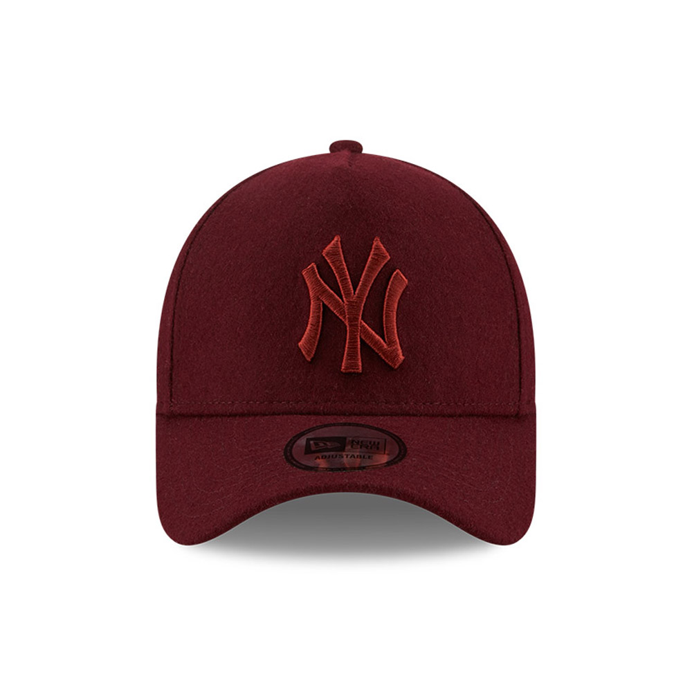 New York Yankees Melton Crown Maroon 9FORTY E-Frame Cap