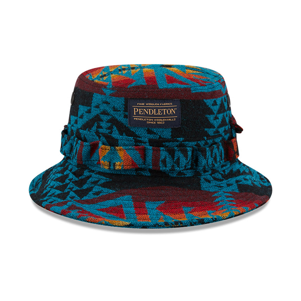 New Era x Pendleton Blue Adventure Bucket Hat