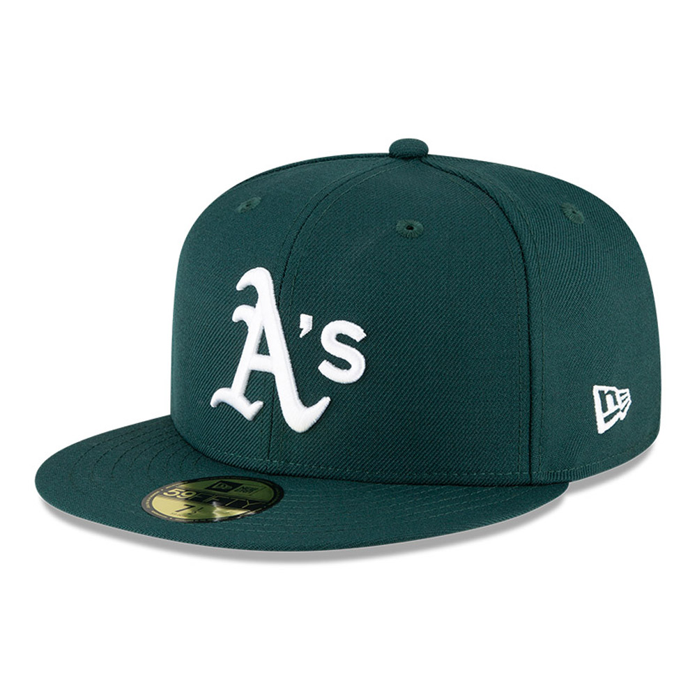 Oakland Athletics World Series Patch Green 59FIFTY Fitted Cap