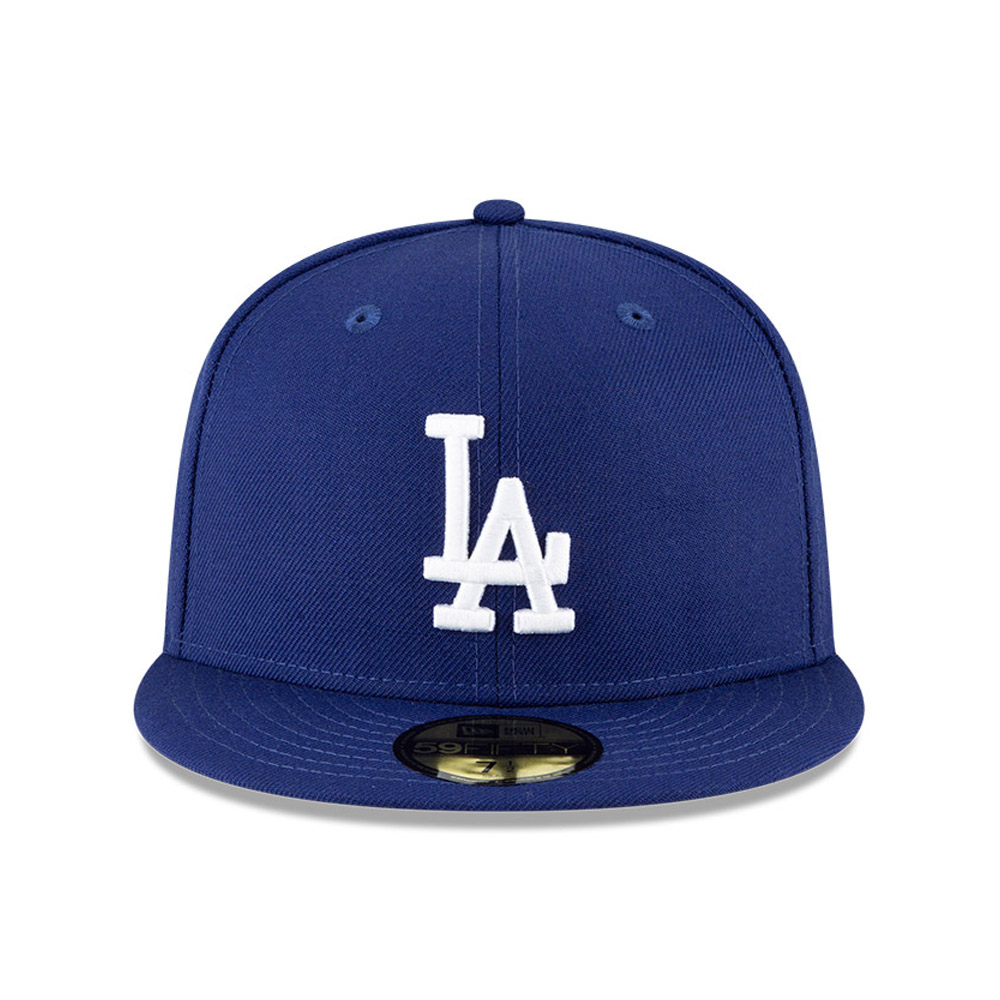 LA Dodgers World Series Patch Blue 59FIFTY Cap