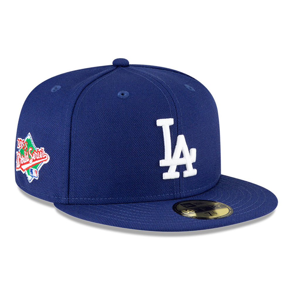 LA Dodgers World Series Patch Blue 59FIFTY Cap
