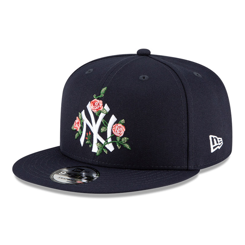 Official New Era New York Yankees MLB Bloom Navy 9FIFTY Snap Cap B3433 ...