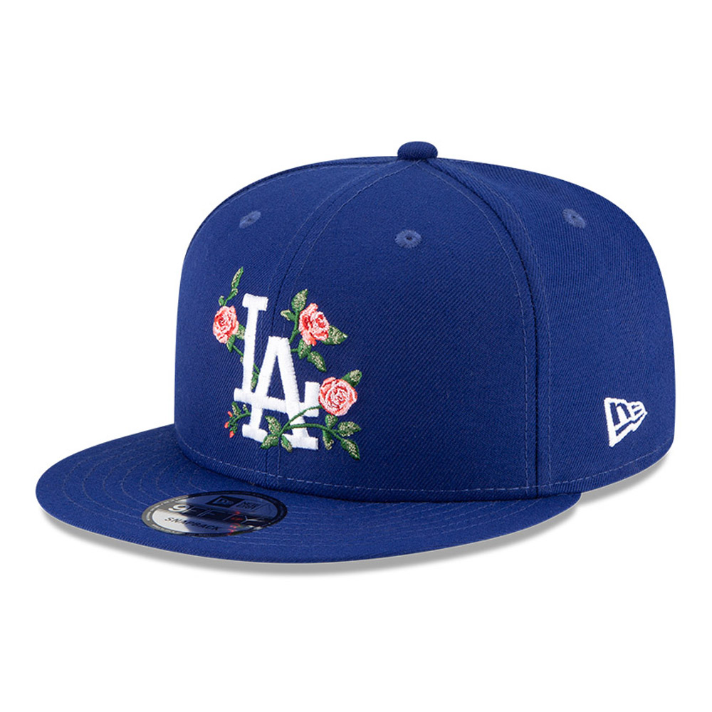 LA Dodgers MLB Bloom Blue 9FIFTY Snapback Cap