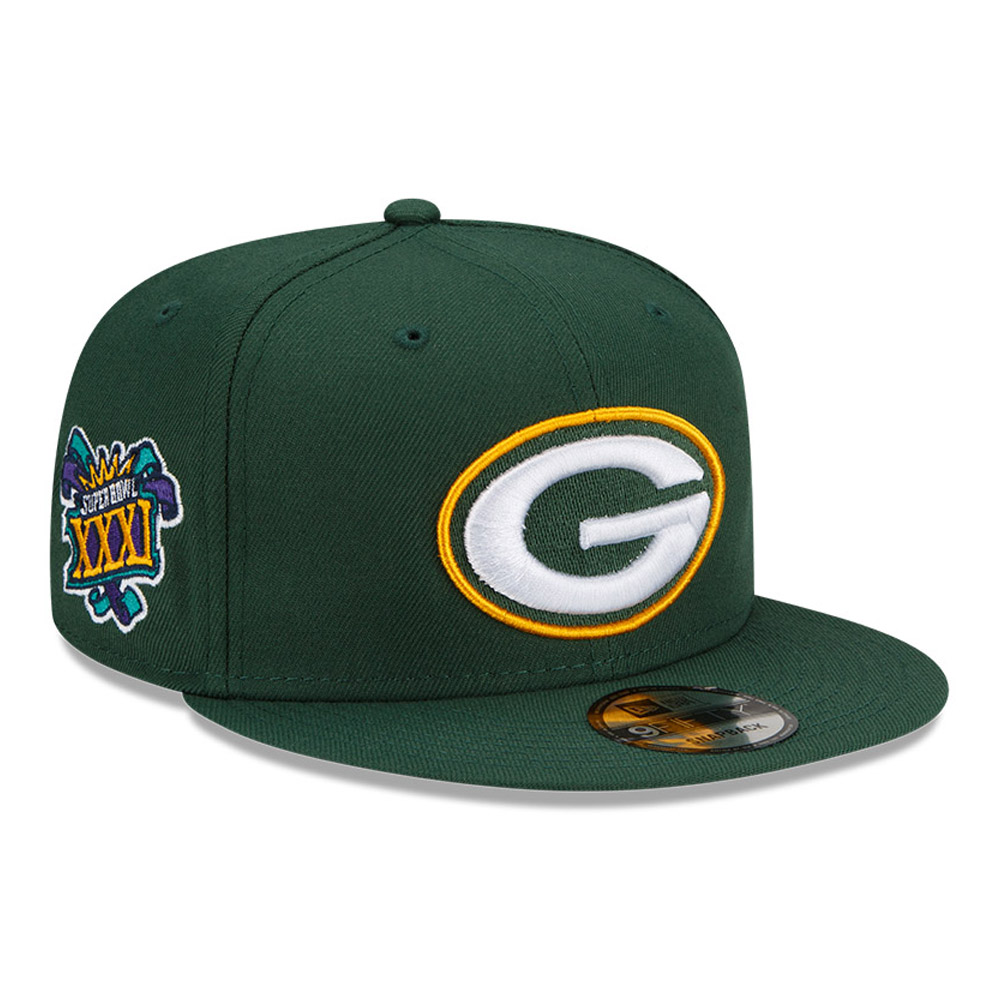Green Bay Packers NFL Patch Up Green 9FIFTY Cap