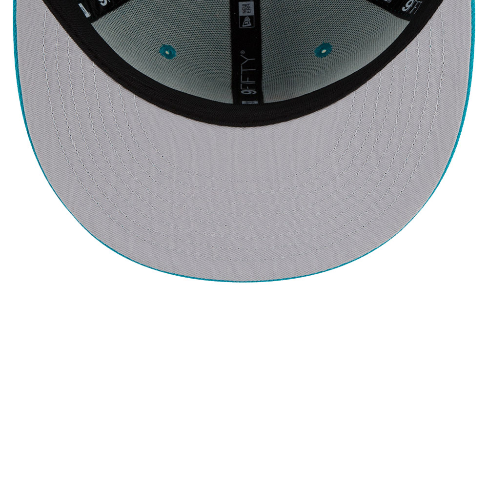 Miami Dolphins NFL Patch Up Turquoise 9FIFTY Cap
