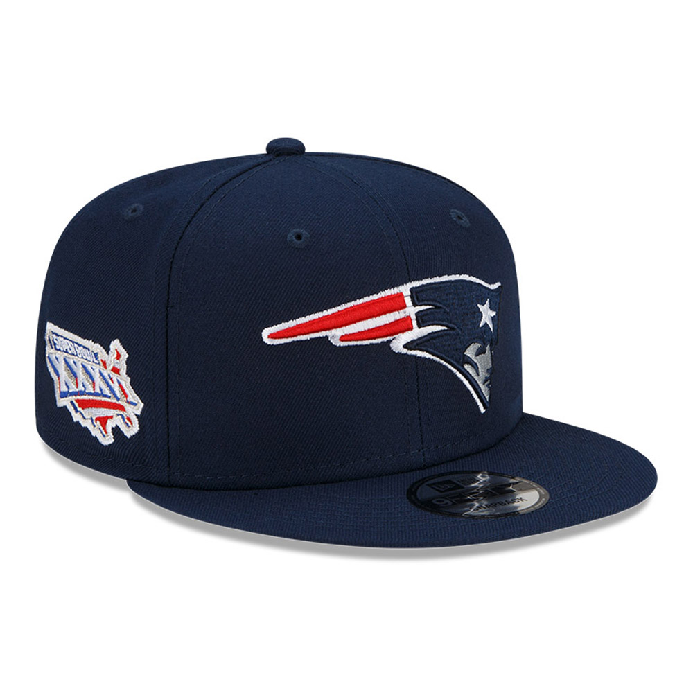 New England Patriots NFL Patch Up Blue 9FIFTY Cap