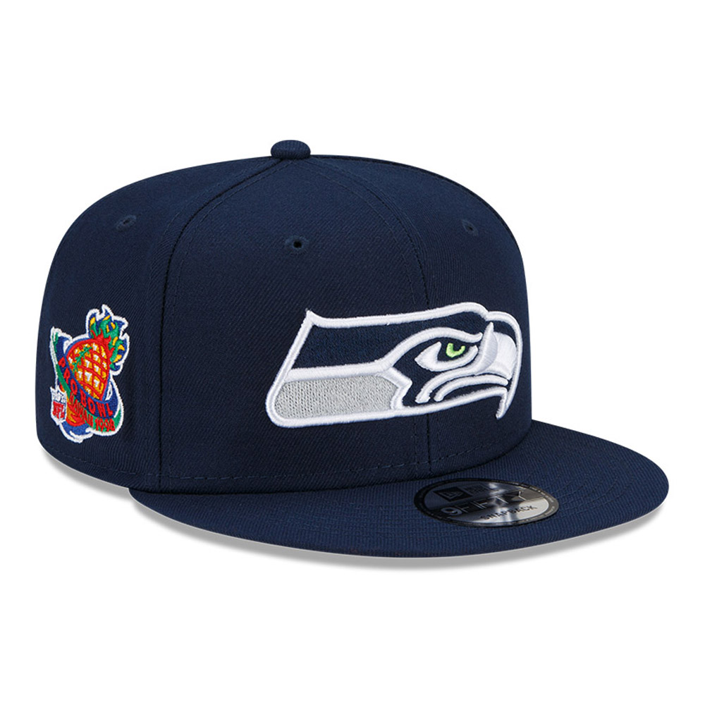 Seattle Seahawks NFL Patch Up Blue 9FIFTY Snapback Cap