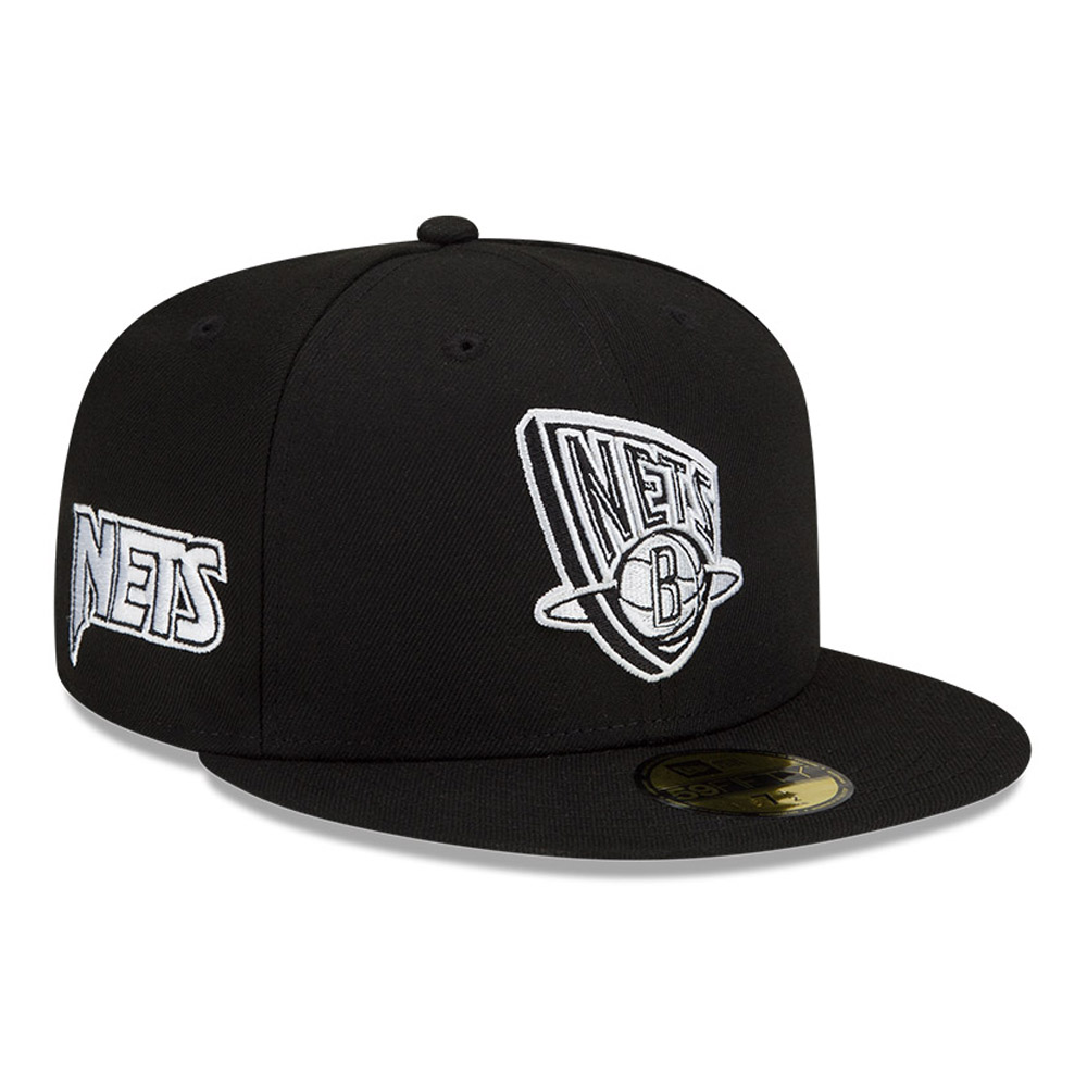 Brooklyn Nets NBA City Edition Black 59FIFTY Cap