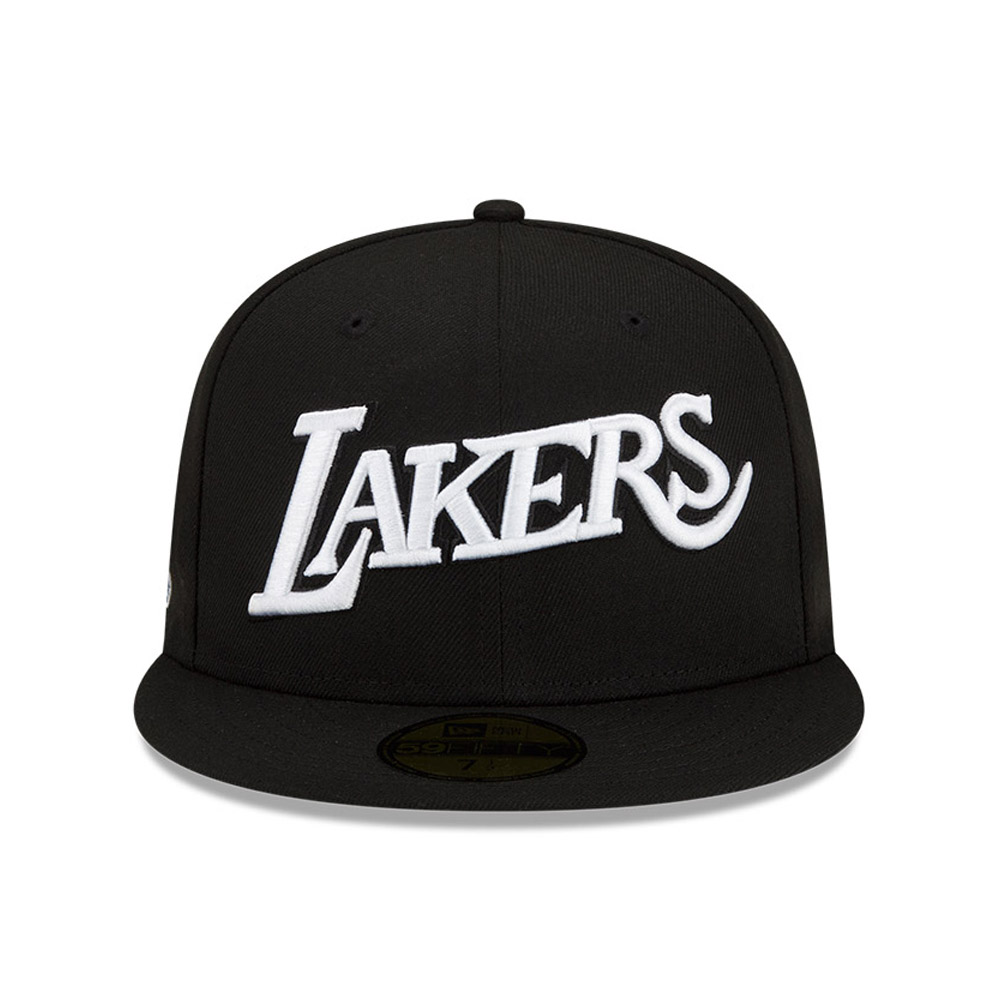 LA Lakers NBA City Edition Black 59FIFTY Fitted Cap