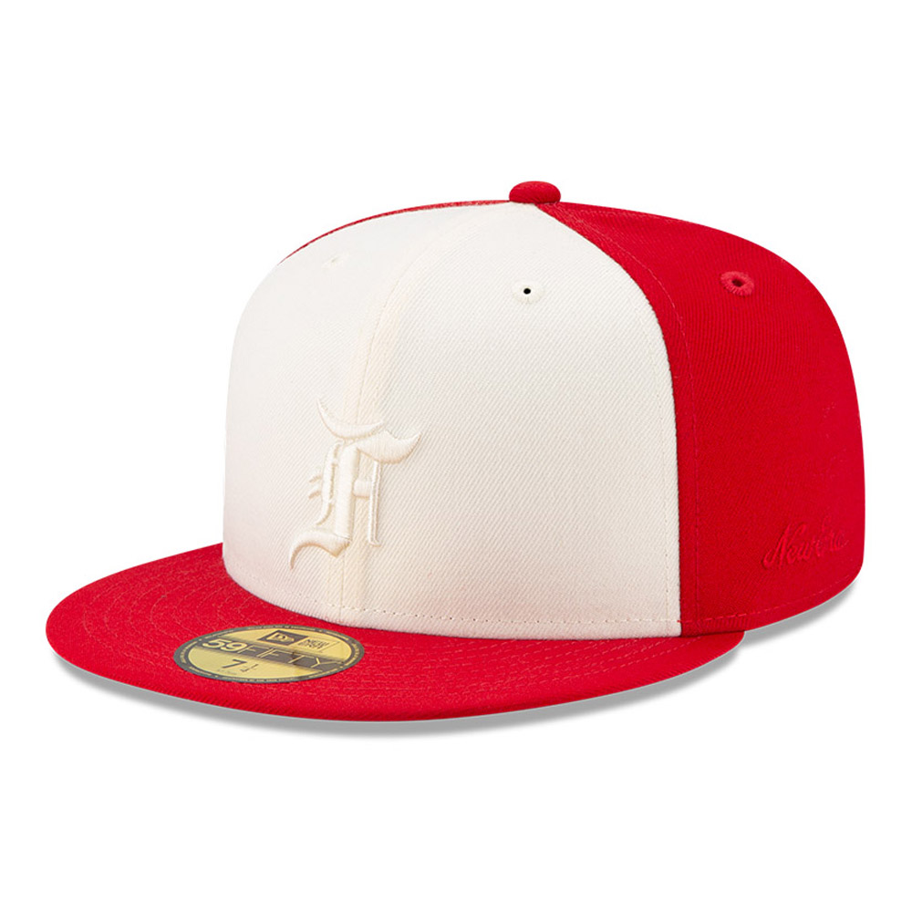 Fear of God ESSENTIALS x Detroit Tigers Red 59FIFTY Fitted Cap