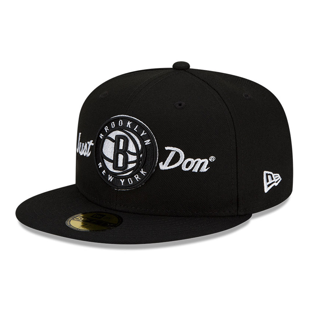 Brooklyn Nets Just Don x NBA Black 59FIFTY Fitted Cap