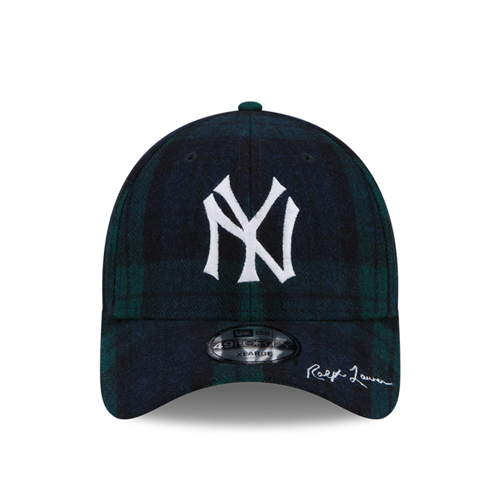 New York Yankees Ralph Lauren Plaid Green 49FORTY Cap