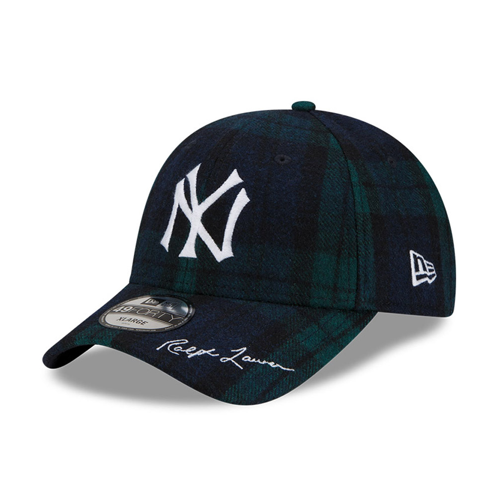 New York Yankees Ralph Lauren Plaid Green 49FORTY Cap