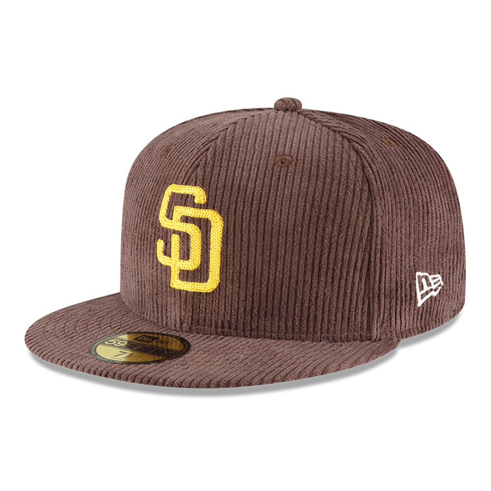 San Diego Padres MLB Corduroy Brown 59FIFTY Cap