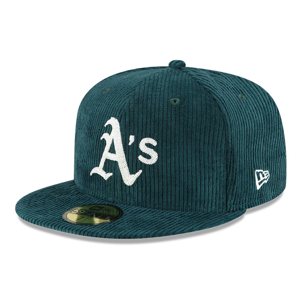 Oakland Athletics MLB Corduroy Green 59FIFTY Cap