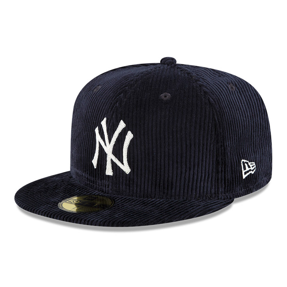 New York Yankees MLB Corduroy Navy 59FIFTY Fitted Cap
