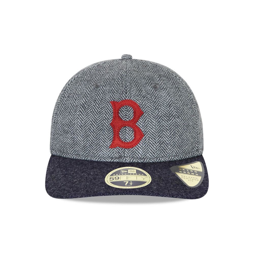 Boston Red Sox Cooperstown Grey 59FIFTY Retro Crown Cap
