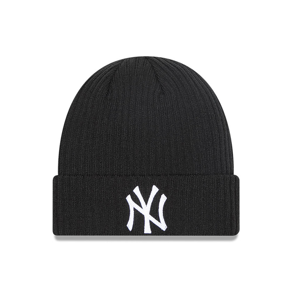 New York Yankees Team Flag Black Cuff Beanie Hat