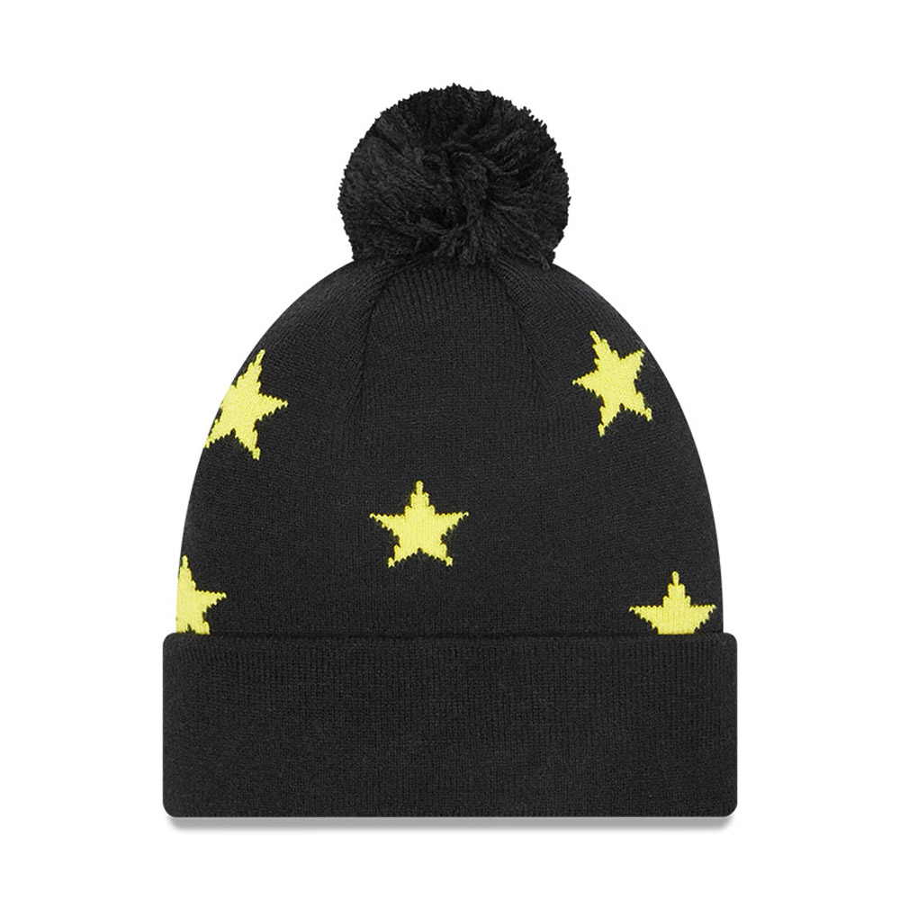 Batman Star Kids Black Bobble Beanie Hat