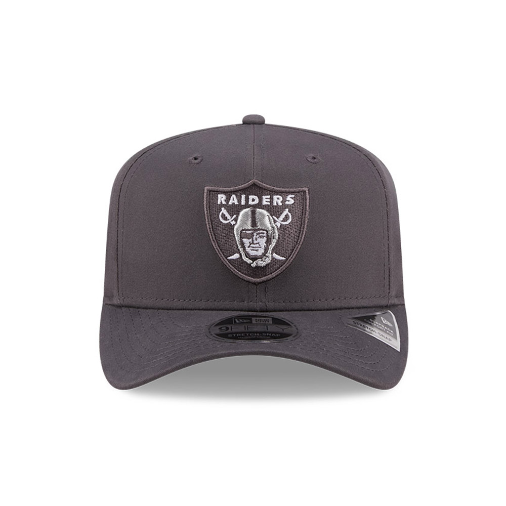 Las Vegas Raiders League Essential Grey 9FIFTY Stretch Snap Cap