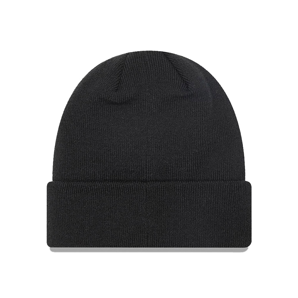 New Era Logo Black Cuff Beanie Hat