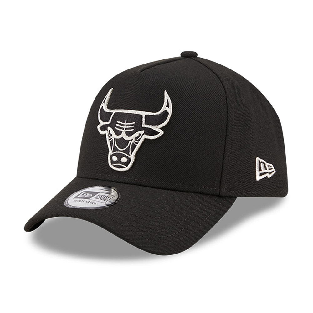 Chicago Bulls Gold Logo Black 9FORTY E-Frame Cap