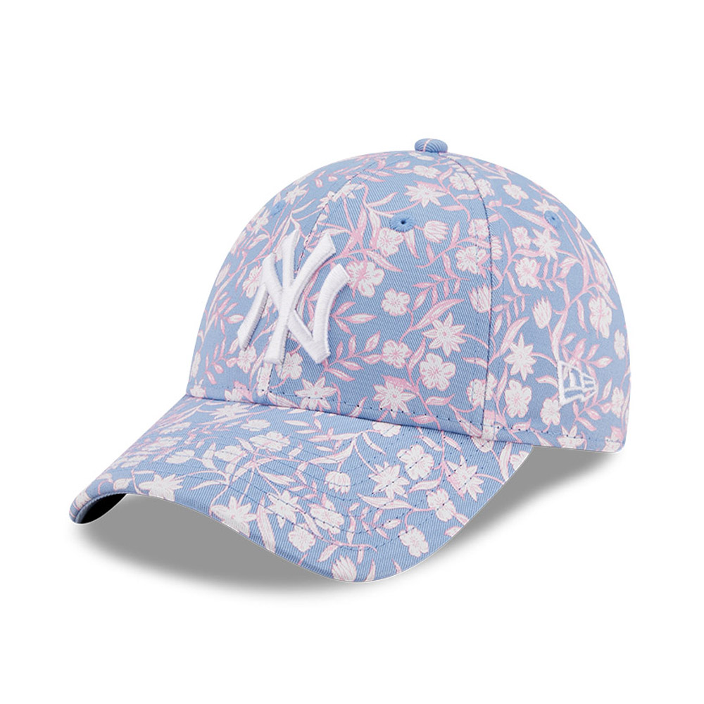 New York Yankees Floral Womens Blue 9FORTY Cap
