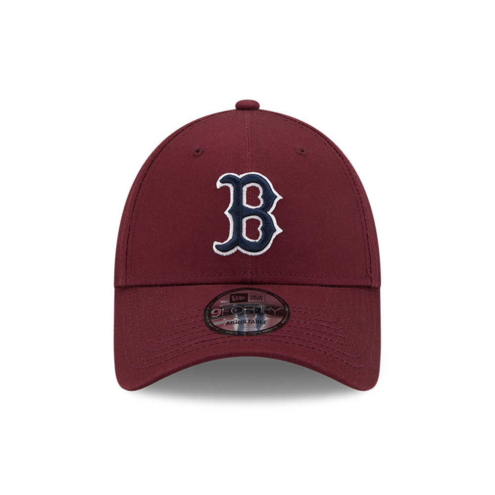 Boston Red Sox Farbe Essential Maroon 9FORTY Kappe