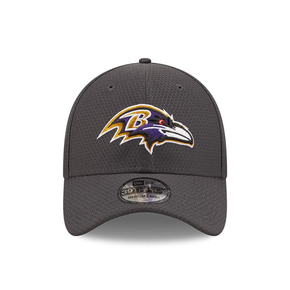 Baltimore Ravens NFL Hex Tech Grey 39THIRTY Cap