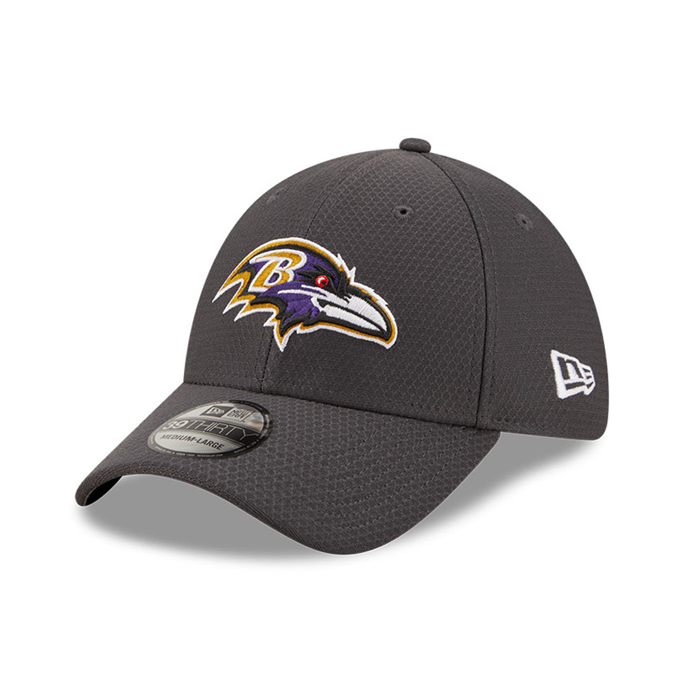 Baltimore Ravens NFL Hex Tech Grey 39THIRTY Cap