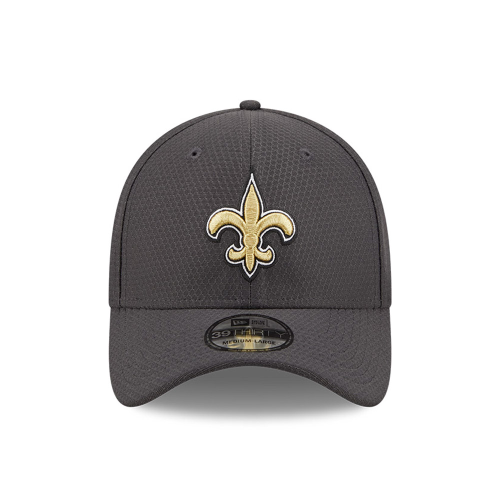 New Orleans Saints NFL Hex Tech Grey 39THIRTY Cap