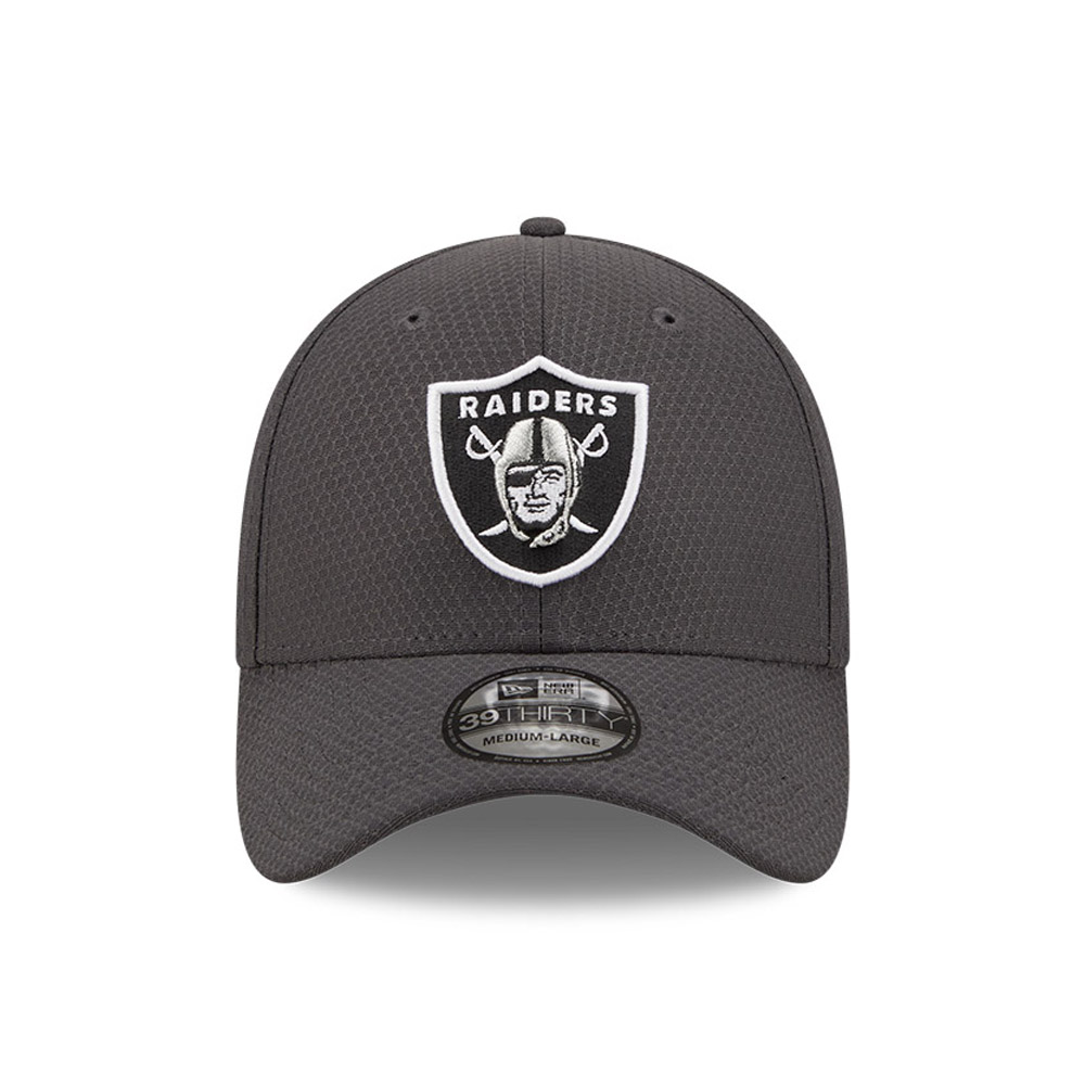 Las Vegas Raiders NFL Hex Tech Grey 39THIRTY Cap