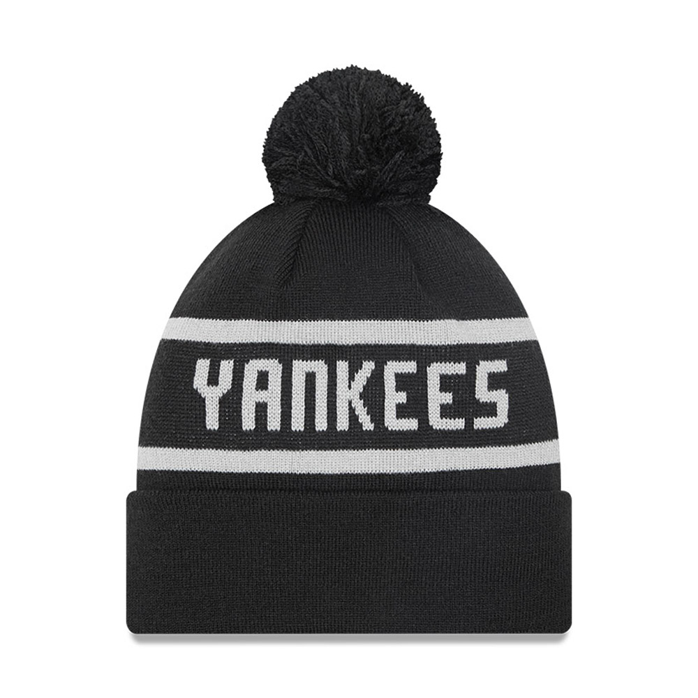 New York Yankees Navy Bobble Beanie Hat