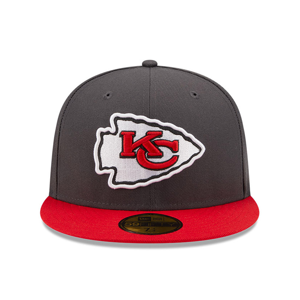 Kansas City Chiefs NFL Grey 59FIFTY Fitted Cap
