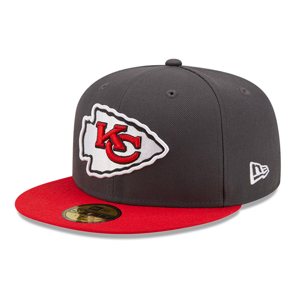 Kansas City Chiefs NFL Grey 59FIFTY Cap