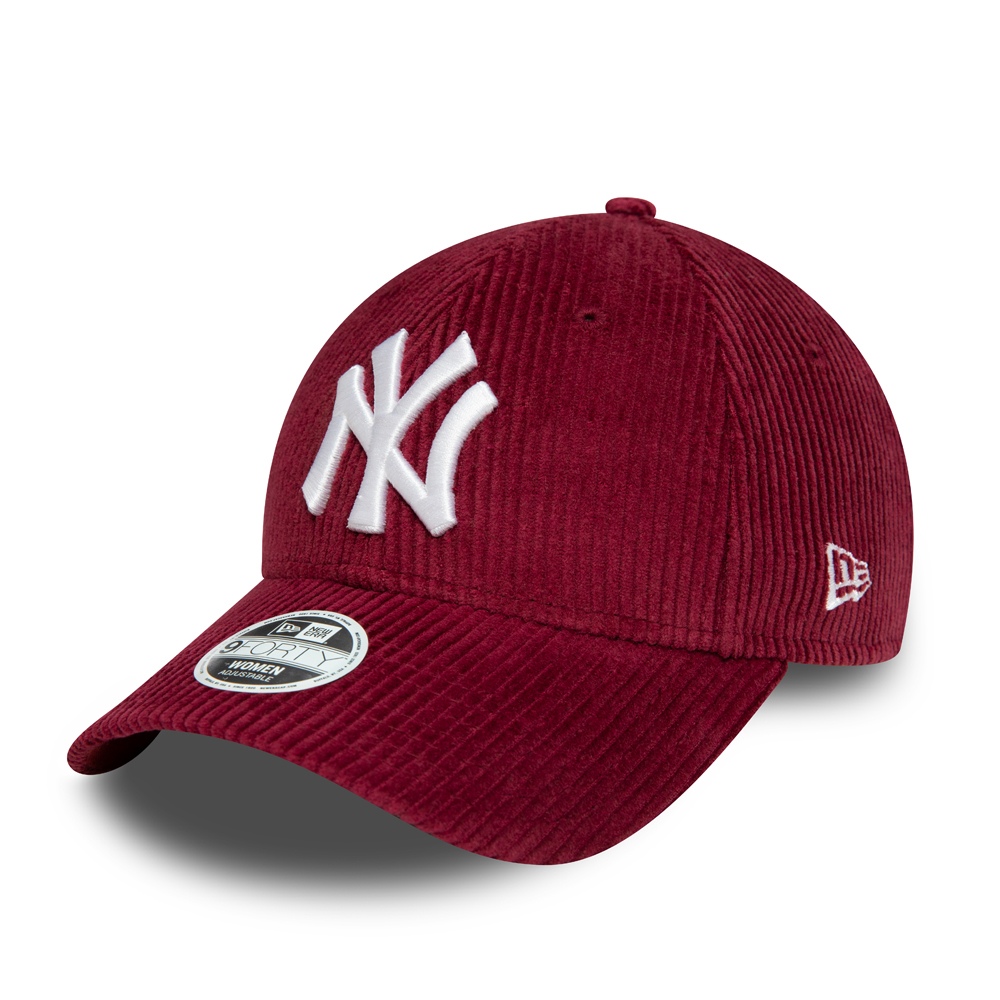 New York Yankees Corduroy Womens Red 9FORTY Cap