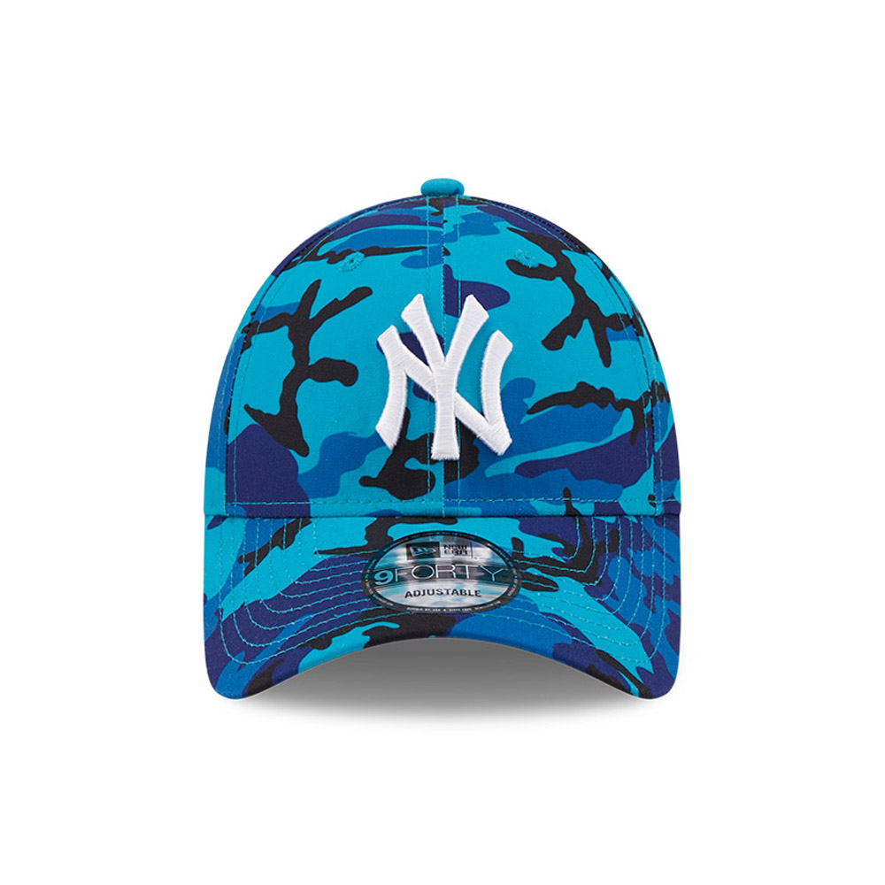 New York Yankees teal camo New Era 9Forty Strapback Cap 