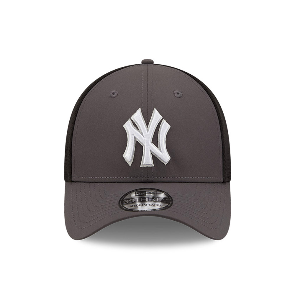 New York Yankees Mesh Back Grey 39THIRTY Cap